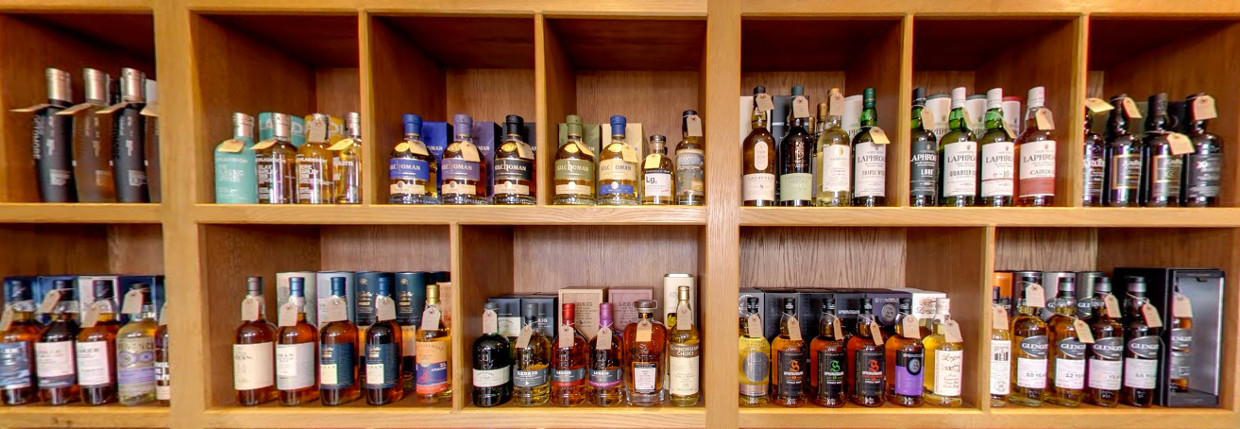 whisky shops and retailers